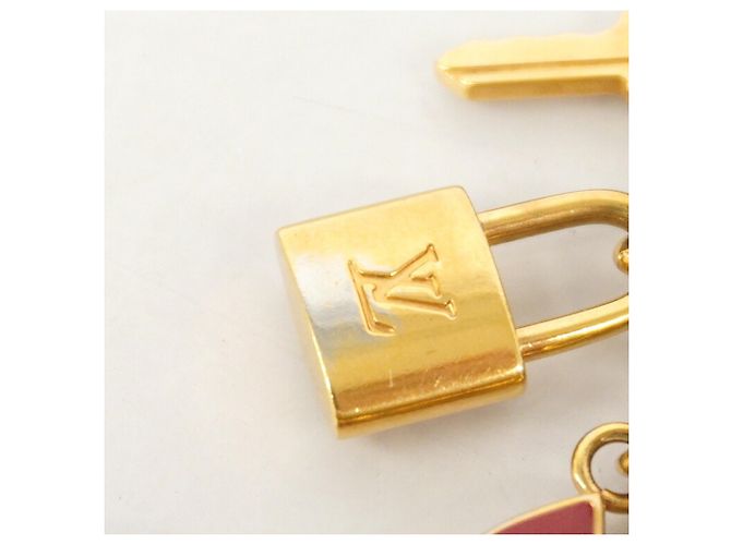 Louis Vuitton Keychain Charm Portefeuille Pampille M91928 Rosso - vista 4