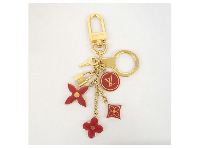 Louis Vuitton Keychain Charm Portefeuille Pampille M91928 Rosso - vista 6