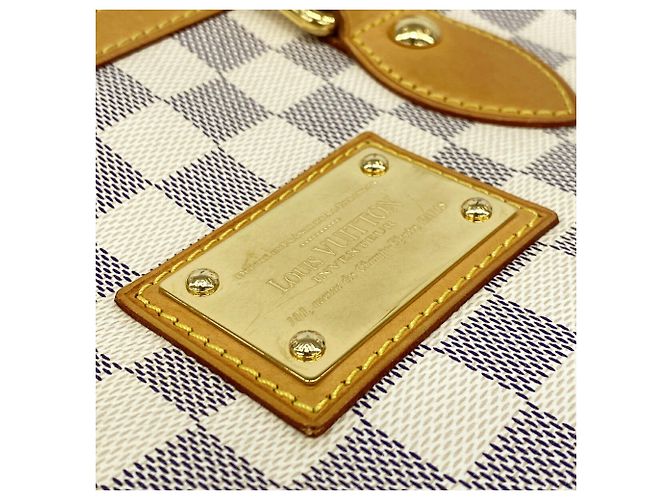Bolso Tote Louis Vuitton Damier Azur Hampstead PM Blanco - vista 10