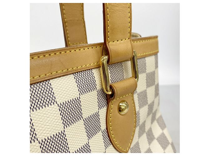 Bolso Tote Louis Vuitton Damier Azur Hampstead PM Blanco - vista 13