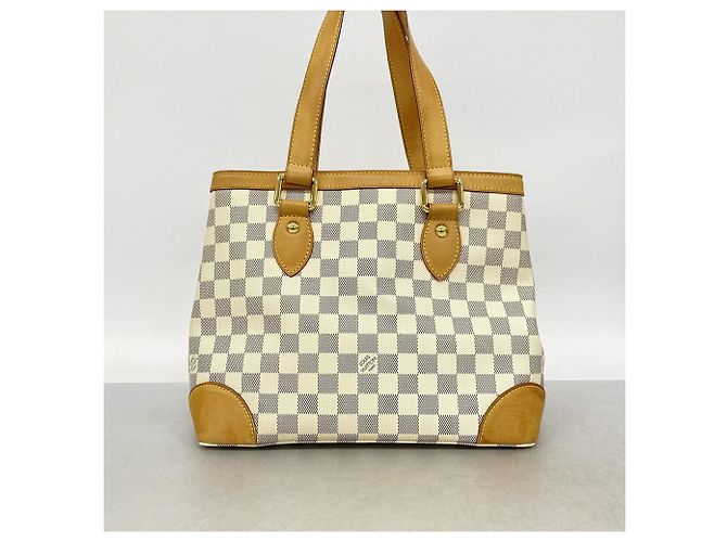 Bolso Tote Louis Vuitton Damier Azur Hampstead PM Blanco - vista 15