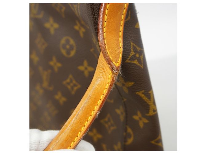 Bolsa de Ombro Louis Vuitton Monogram Looping GM Marrom - vista 11