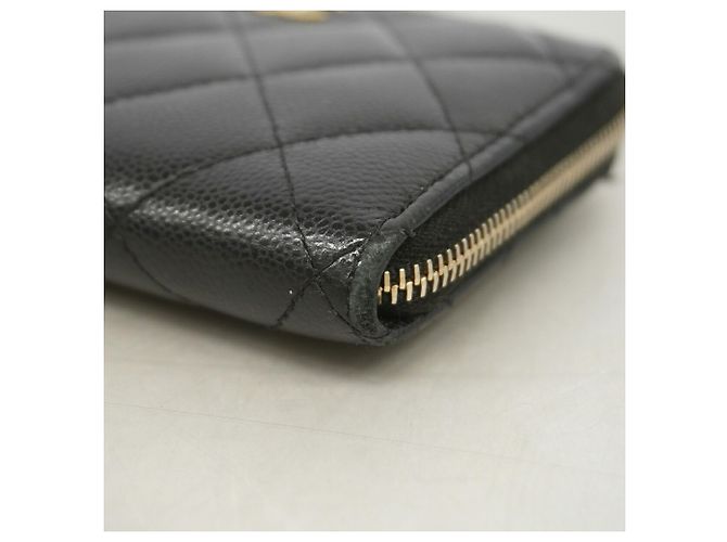 Cartera Chanel Matelassé de piel caviar Negro - vista 6