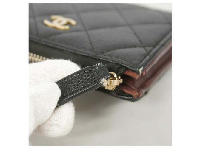 Cartera Chanel Matelassé de piel caviar Negro - vista 7