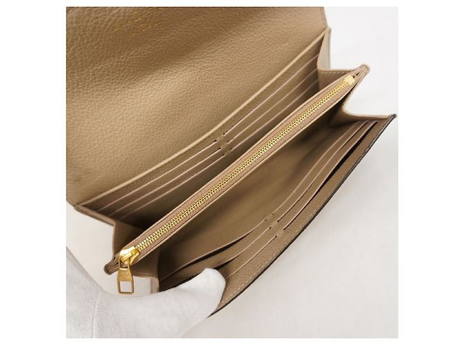 Louis Vuitton Monogram Empreinte Portefeuille Sarah Long Wallet Grau - Ansicht 3