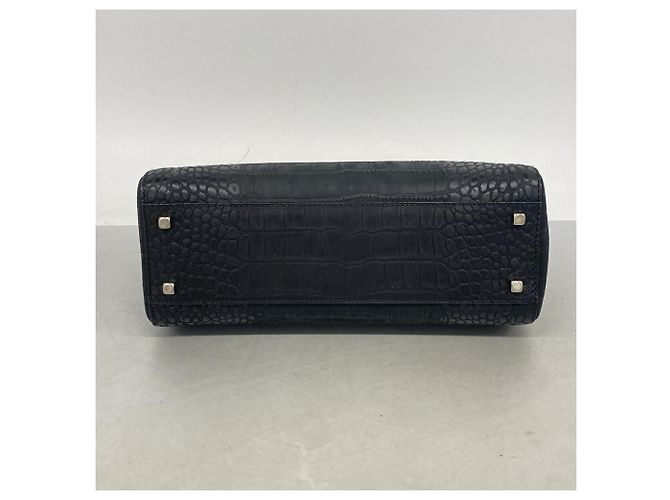 Borsa in pelle Gancini Salvatore Ferragamo Nero - vista 3