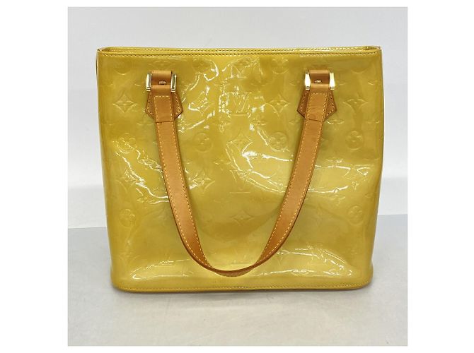 Borsa Tote Louis Vuitton Vernis Houston Beige - vista 10