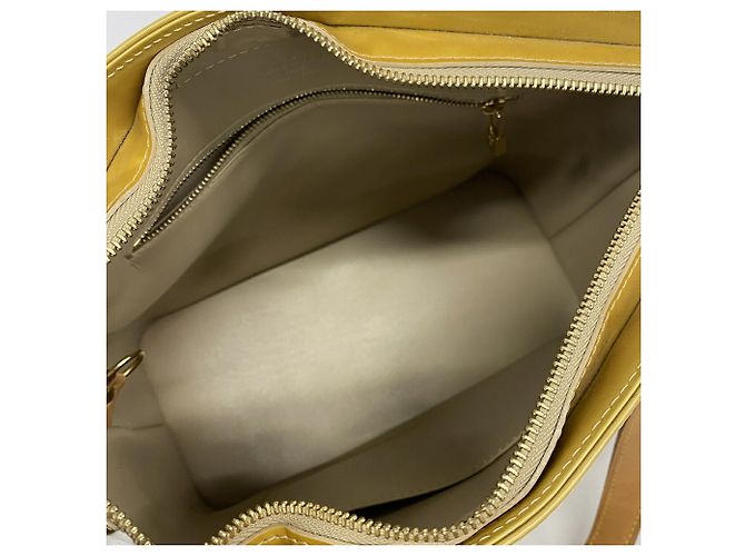Borsa Tote Louis Vuitton Vernis Houston Beige - vista 4