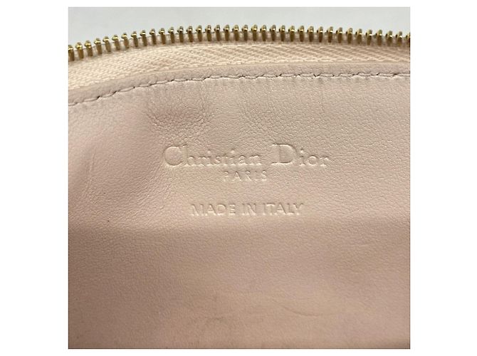 Monedero de piel rosa Christian Dior - vista 4