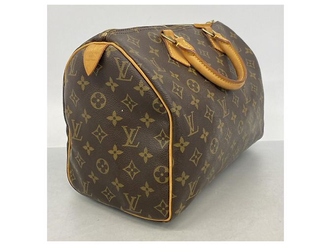 Bolso Louis Vuitton Monogram Speedy 30 Castaño - vista 2