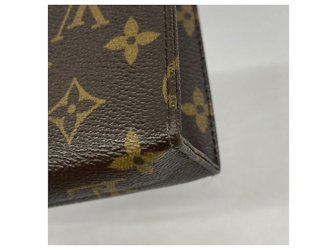 Louis Vuitton Monogram Pochette Toilette 15 Castaño - vista 6