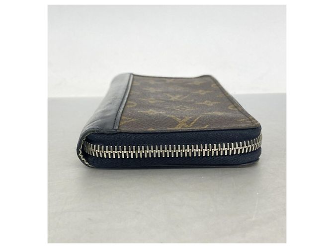 Portafoglio Zippy Louis Vuitton Monogram Macassar Marrone Nero - vista 2