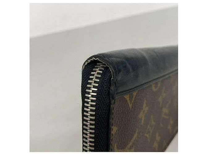 Portafoglio Zippy Louis Vuitton Monogram Macassar Marrone Nero - vista 5