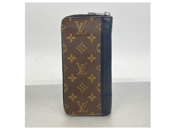 Portafoglio Zippy Louis Vuitton Monogram Macassar Marrone Nero - vista 8
