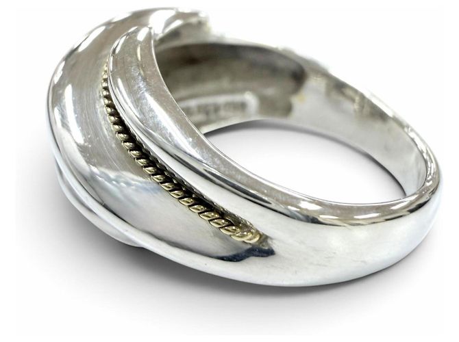 Autre Marque Anello Twist Rope Band di Tiffany & Co. Argento D'oro - vista 2