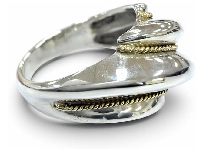 Autre Marque Anello Twist Rope Band di Tiffany & Co. Argento D'oro - vista 4