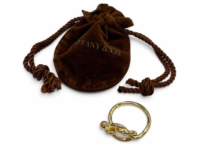 Autre Marque Anello Tiffany Love Knot 750 (YG) D'oro - vista 2