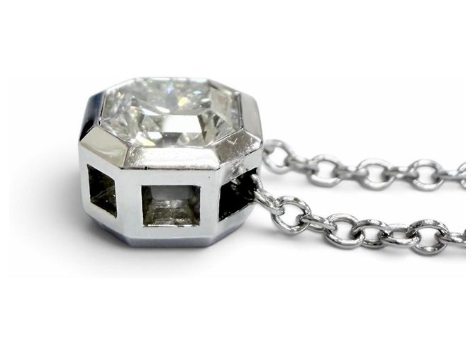 Autre Marque Tiffany & Co. Lucida Diamond Halskette - Ansicht 6