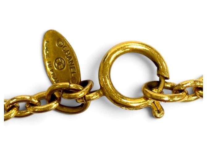 Collana con pendente dorato Vintage Coco Mark di CHANEL D'oro - vista 6