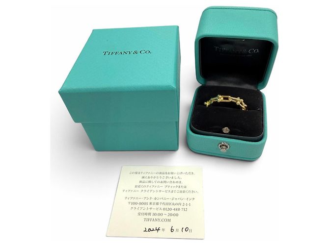 Autre Marque Tiffany HardWear Microlink Ring Golden - Ansicht 2