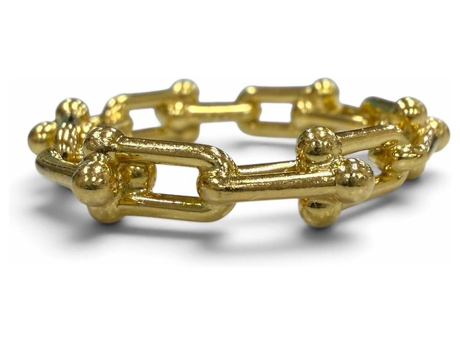 Autre Marque Tiffany HardWear Microlink Ring Golden - Ansicht 3