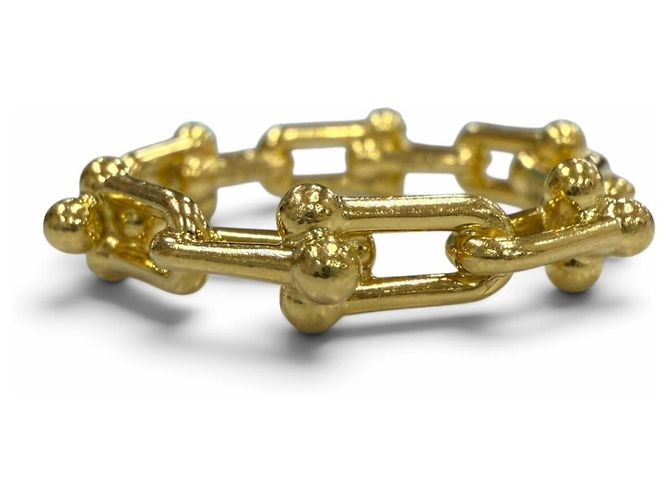 Autre Marque Tiffany HardWear Microlink Ring Golden - Ansicht 4