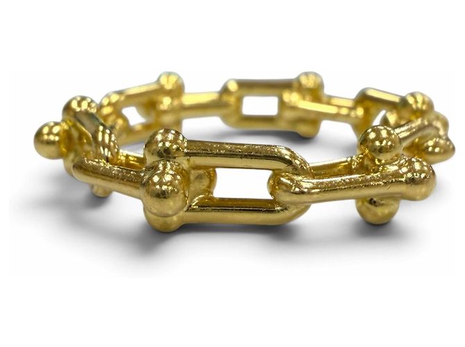 Autre Marque Tiffany HardWear Microlink Ring Golden - Ansicht 5