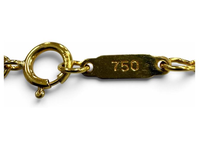 Autre Marque Collana Tiffany & Co. in oro giallo con motivo a cuore in diamanti D'oro - vista 9