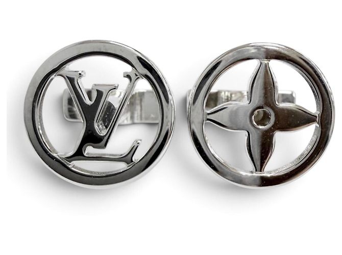 Abotoaduras Louis Vuitton Silver Prata - vista 2