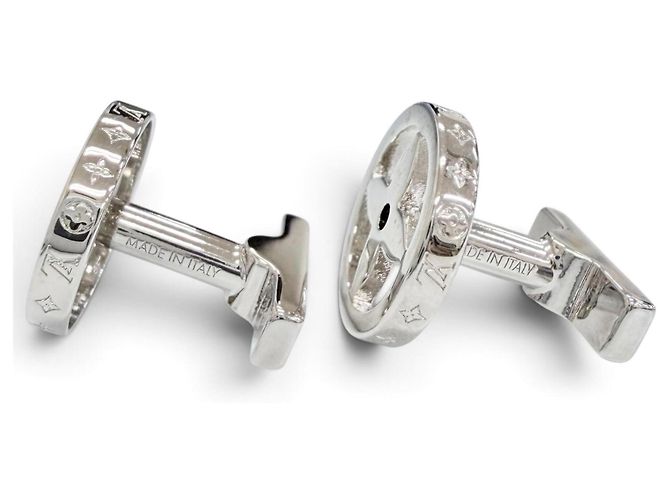 Abotoaduras Louis Vuitton Silver Prata - vista 4