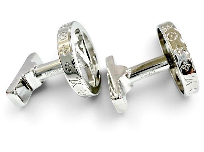 Abotoaduras Louis Vuitton Silver Prata - vista 5
