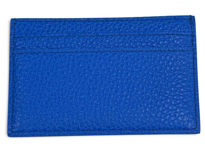 Céline Celine Blue Leather Card Case - view 2
