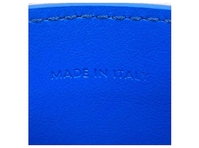 Céline Celine Blue Leather Card Case - view 7
