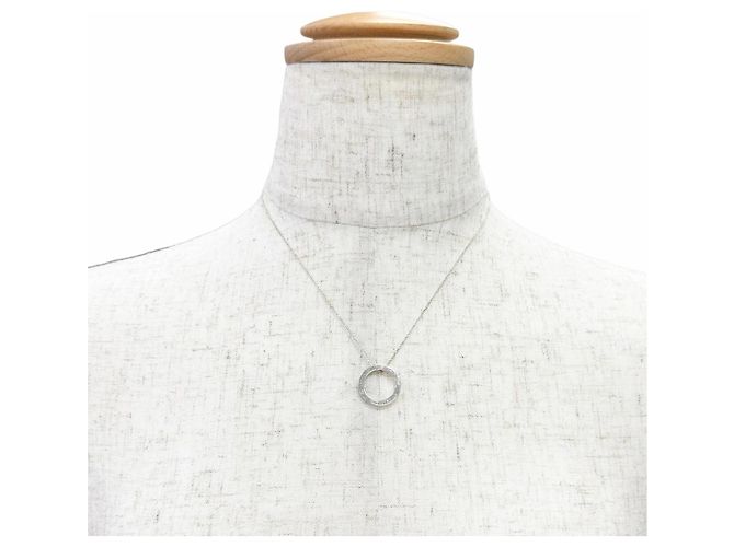 Autre Marque Tiffany & Co. 1837 Circle Anhänger Halskette Silber - Ansicht 3