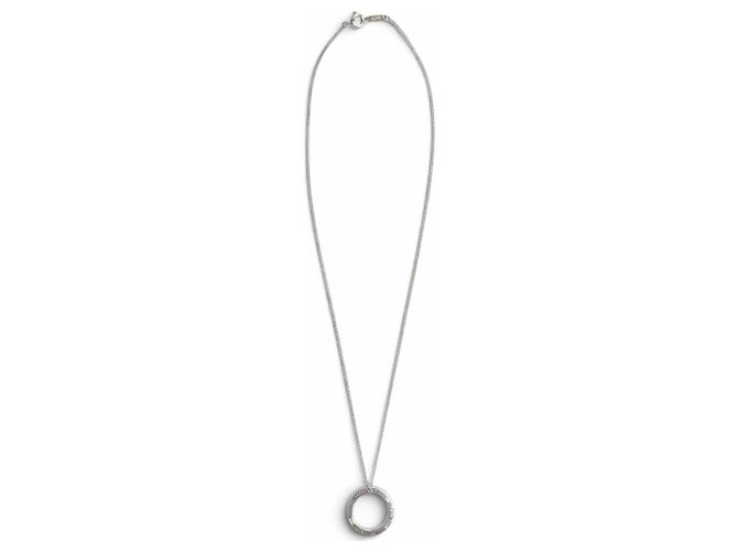 Autre Marque Tiffany & Co. 1837 Circle Anhänger Halskette Silber - Ansicht 4