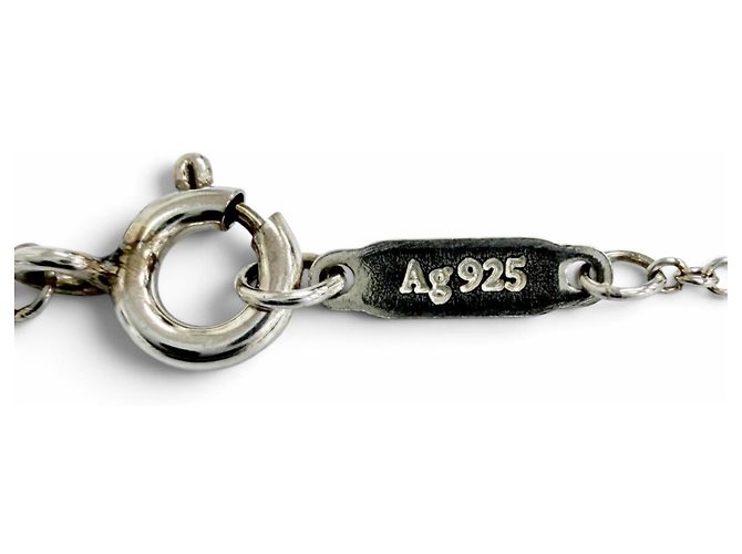 Autre Marque Tiffany & Co. 1837 Circle Anhänger Halskette Silber - Ansicht 9