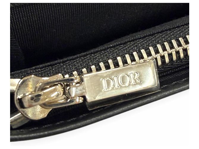 Christian Dior Dior Homme Saddle Leather Long Wallet Black - view 10