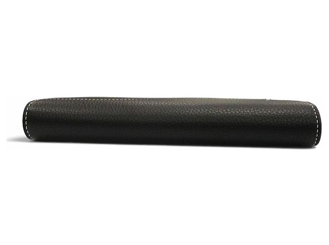 Christian Dior Dior Homme Saddle Leather Long Wallet Black - view 4