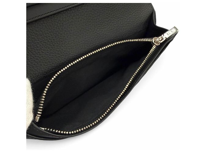 Christian Dior Dior Homme Saddle Leather Long Wallet Black - view 7