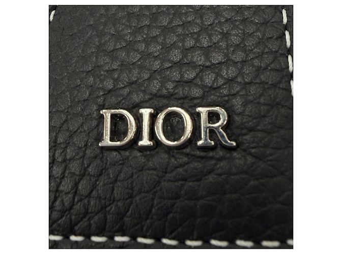 Christian Dior Dior Homme Saddle Leather Long Wallet Black - view 8