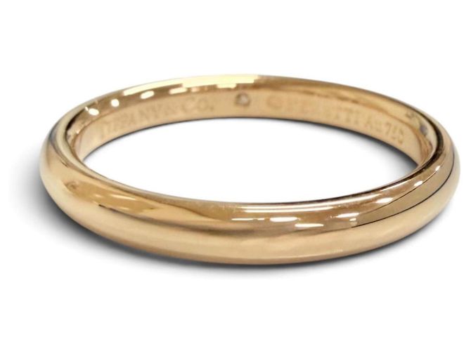 Autre Marque Anello Tiffany Elsa Peretti Stacking Band D'oro - vista 3