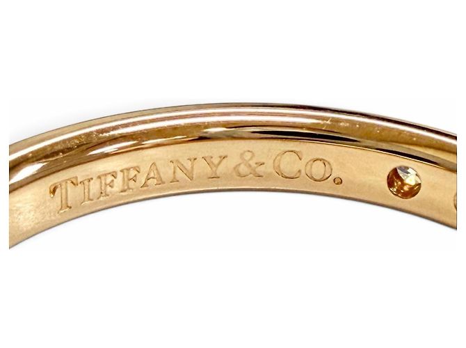 Autre Marque Anello Tiffany Elsa Peretti Stacking Band D'oro - vista 5
