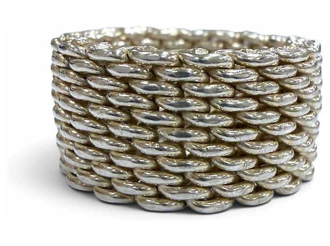 Autre Marque Anello Tiffany Somerset 925 Mesh in argento - vista 2