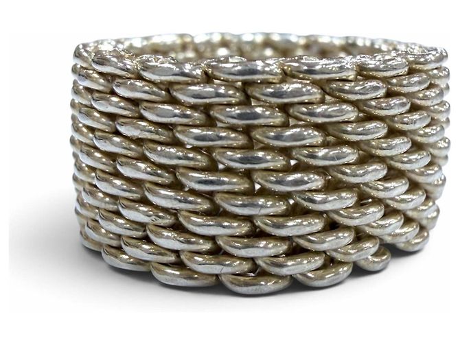 Autre Marque Anello Tiffany Somerset 925 Mesh in argento - vista 4