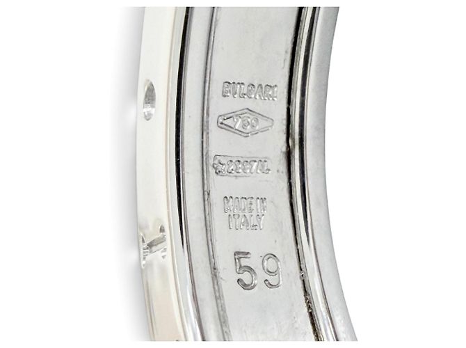 Bulgari Anel Bvlgari B.zero1 em ouro branco Dourado - vista 4