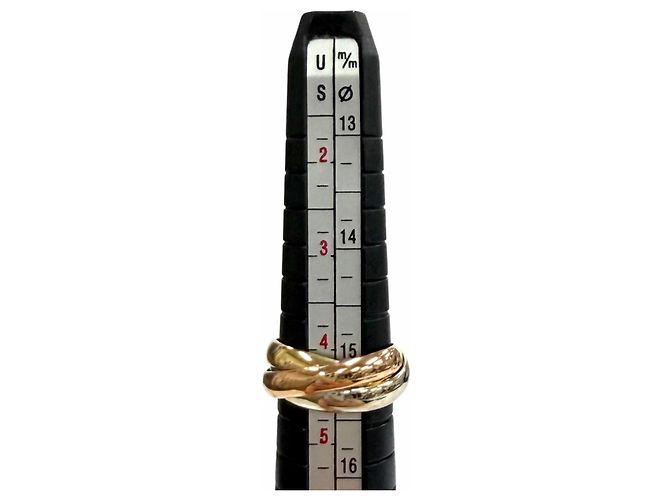 Cartier Trinity Ring Klassisches Modell Golden - Ansicht 8