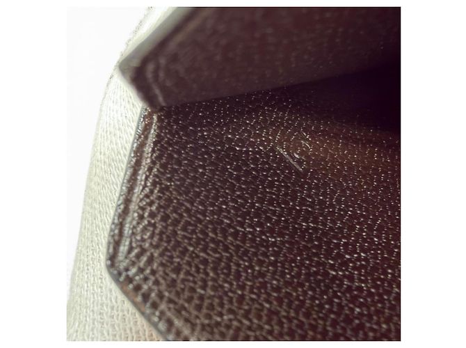 Hermès Colar Clochette Large Hermes Box Calf Margiela Era Castanho escuro - vista 6