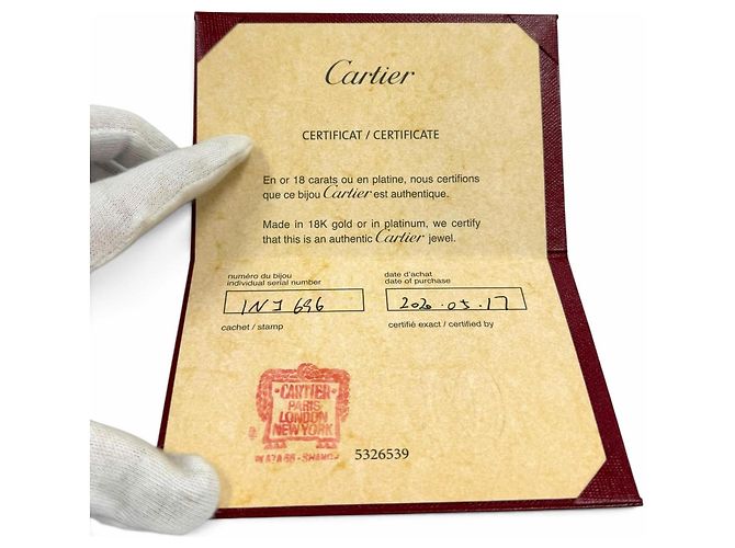 Collana con pendente Cartier Damour D'oro - vista 9