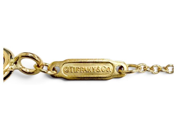 Autre Marque Collana con pendente T Smile Small in oro giallo 18K Tiffany & Co. D'oro - vista 7