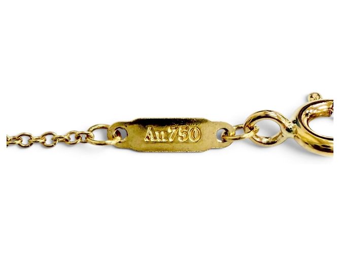 Autre Marque Collana con pendente T Smile Small in oro giallo 18K Tiffany & Co. D'oro - vista 8